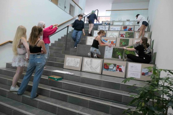 Eröffnung der Kunstausstellung im Rathaus